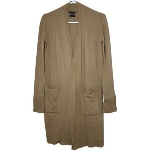 Massimo Dutti Wool Cashmere Open Front Cardigan size XS